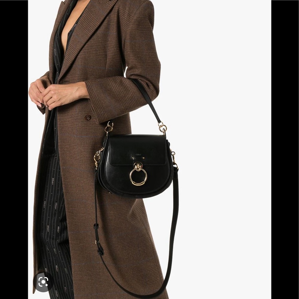 Chloe Tess Large shoulder bag, Black